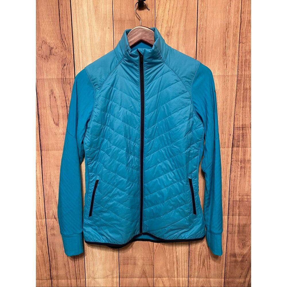 Icebreaker Merinoloft Large Women’s Descender Hybrid Jacket blue